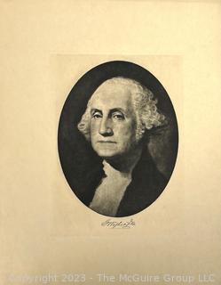 National Gallery Of Presidents Portfolio With 25 Photogravure Portraits From George Washington To Theodore Roosevelt, The Colonial Press, New York & London, Congressional 
Library Edition. 20"h x 16.25"w. See all photos in the gallery