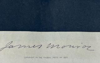 National Gallery Of Presidents Portfolio With 25 Photogravure Portraits From George Washington To Theodore Roosevelt, The Colonial Press, New York & London, Congressional 
Library Edition. 20"h x 16.25"w. See all photos in the gallery