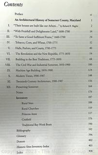 Book: "Somerset County Maryland - An Architectural History" by Paul Baker Touart