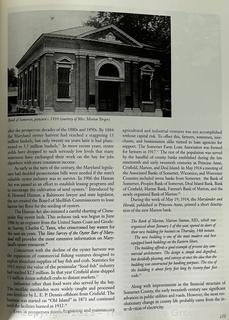 Book: "Somerset County Maryland - An Architectural History" by Paul Baker Touart