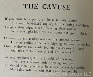 Book: "Done in the Open - Drawings by Frederic Remington", with an Introduction and Verses by Owen Wister 1902