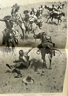 Book: "Done in the Open - Drawings by Frederic Remington", with an Introduction and Verses by Owen Wister 1902