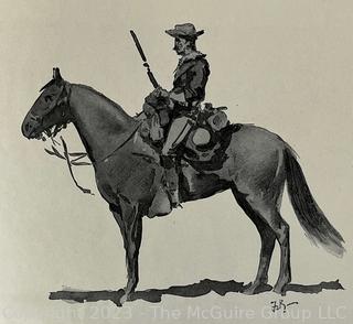 Book: "Done in the Open - Drawings by Frederic Remington", with an Introduction and Verses by Owen Wister 1902