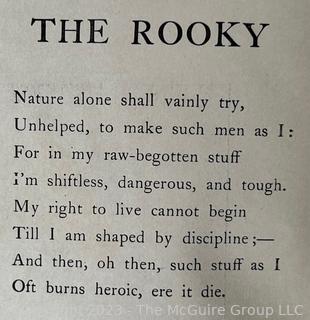 Book: "Done in the Open - Drawings by Frederic Remington", with an Introduction and Verses by Owen Wister 1902