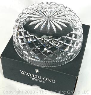 Waterford Cut Crystal Bowl with Box.  8" in Diameter and 4" tall.