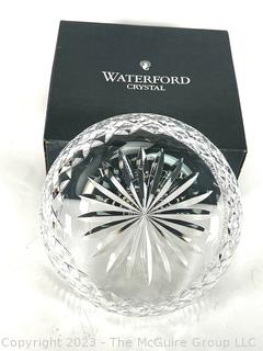 Waterford Cut Crystal Bowl with Box.  8" in Diameter and 4" tall.