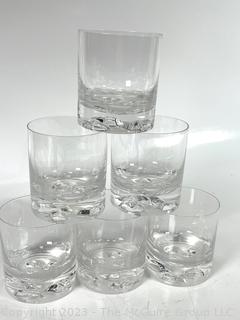 NOS Crystal Old Fashion Glasses in Original Box, Made in Japan