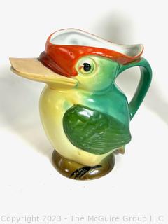 Group of Porcelain Items Including  Kookaburra  Pitcher or Jug Made in Czechoslovakia