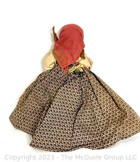 Antique Quilted Peasant Doll Tea Cozy