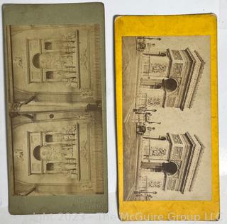 Vintage Stereoscope and Cards - American and International ~ 60 cards