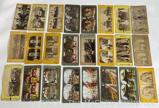 Vintage Stereoscope and Cards - American and International ~ 60 cards