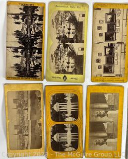 Vintage Stereoscope and Cards - American and International ~ 60 cards