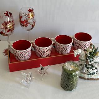 Group of Christmas Holiday Ware Including Fitz & Floyd and Rosenthal