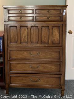 Mid Century Drexel Triune Chest of Drawers with Drop Down Desk.  36" W x 54" H x 20" D