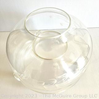 Etched Glass Korean Fly Catcher (Missing Top Glass Cover)