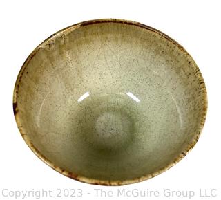 Hand Thrown Artisan Made Glazed Pottery Bowl.