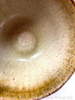 Hand Thrown Artisan Made Glazed Pottery Bowl.