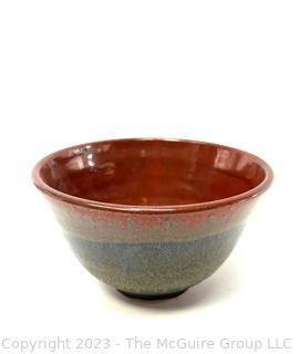 Hand Thrown Artisan Made Glazed Pottery Bowl.