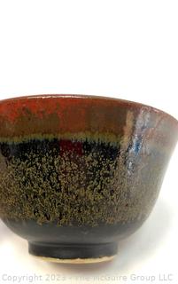 Hand Thrown Artisan Made Glazed Pottery Bowl.