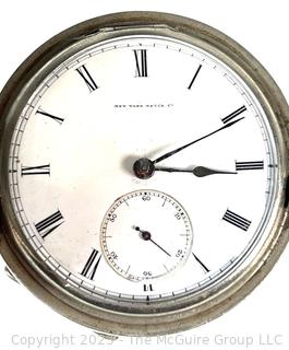 New York Watch Company Size 18 Pocket Watch. Movement SN# 73650  Chas. E. Hayward Model