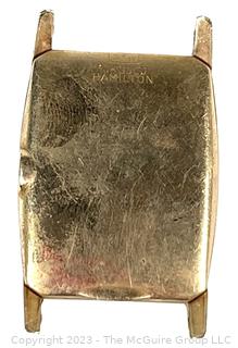 Turner Hamilton 10kt Yellow Gold Wrist Watch Case.