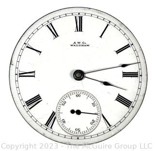 A. W. Co. Waltham Movement and Dial