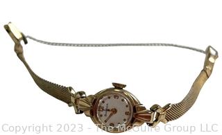 Bulova 10kt Gold Filled Ladies Wrist Watch