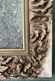 Italian Carved Gilt-wood Neoclassical Style Mirror.  36" x 46"