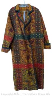 Vintage Gallery Blanket Coat, Size Small