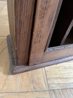 Antique Pine Wall Mount Medicine Cabinet.  No glass. 