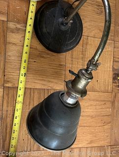 Industrial Metal Gooseneck Desk Lamp