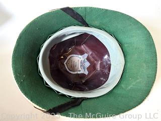 Vintage Sun Hat Pith Helmet in Hat Box