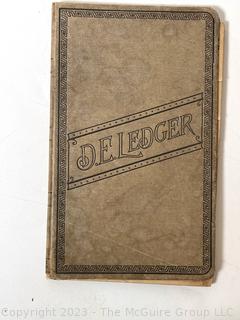 Three (3) Vintage Ledger Books