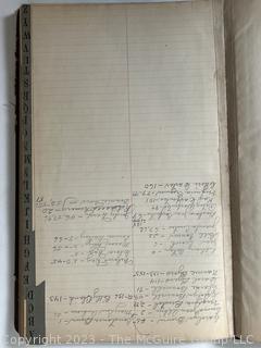 Three (3) Vintage Ledger Books