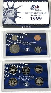 1999 United States Mint Proof Set and 50 State Quarters Series