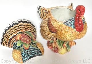 Ceramic Turkey Soup Tureen. 16" tall