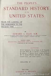 Books: Volumes 5 and 6 of "The People's Standard History of the United States", late 19th C