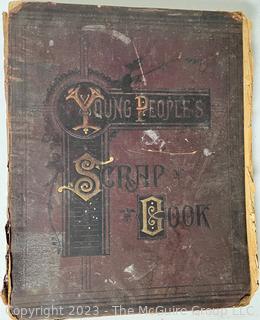 Book: "Young Peoples Scrap Book" c 1890's