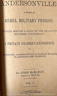 "Andersonville: "A Story of Rebel Military Prisons" by John McElroy 1879