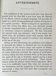 Book: "The Illustrated Horse Doctor" by Edward Mayhew 1880 Lippencott & Co. 