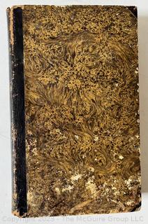 Book: 1833 "Professor Oken" in German. Leather Binding