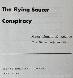 Book: "The Flying Saucer Conspiracy" by Major Donald E. Keyhoe 1955 Henry Holt & Co. 