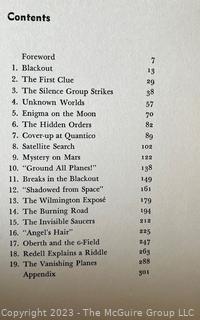 Book: "The Flying Saucer Conspiracy" by Major Donald E. Keyhoe 1955 Henry Holt & Co. 