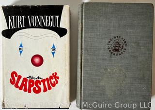 Books: "Slapstick" by Kurt Vonnegut and "Little Women" by Alcott