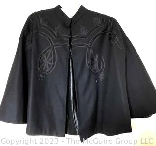  Victorian Mourning Cape with Trim