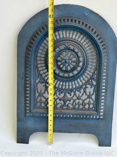 Cast Iron Arched Fireplace Summer Cover and Surround {NO SHIPPING}