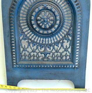 Cast Iron Arched Fireplace Summer Cover and Surround {NO SHIPPING}