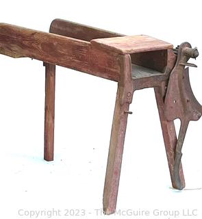 19th c Corn Fodder Cutter {NO SHIPPING}