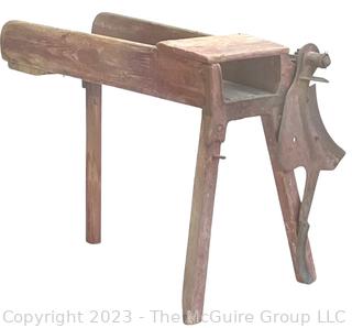 19th c Corn Fodder Cutter {NO SHIPPING}