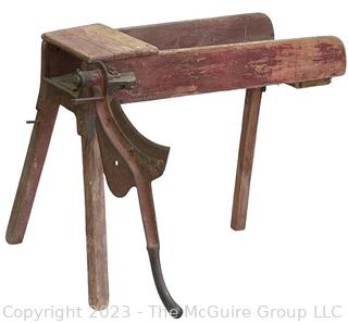 19th c Corn Fodder Cutter {NO SHIPPING}